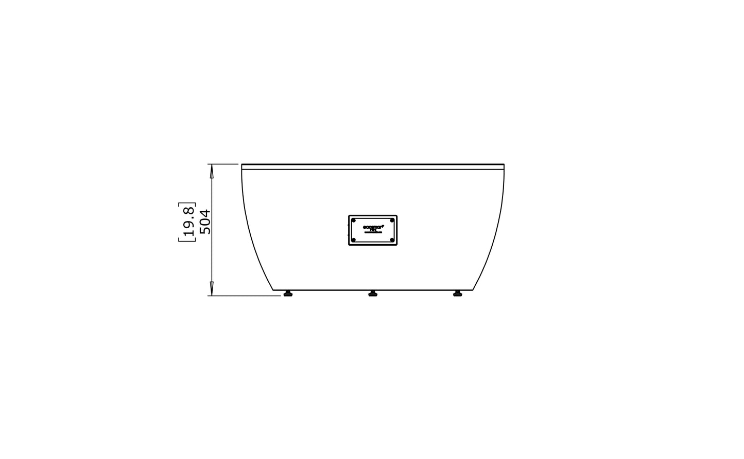 EcoSmart Fire Pod 40 Fire Pit Bowl with Bioethanol Sustainable Fuel - PadioLiving - EcoSmart Fire Pod 40 Fire Pit Bowl with Bioethanol Sustainable Fuel - Fire Pit - PadioLiving