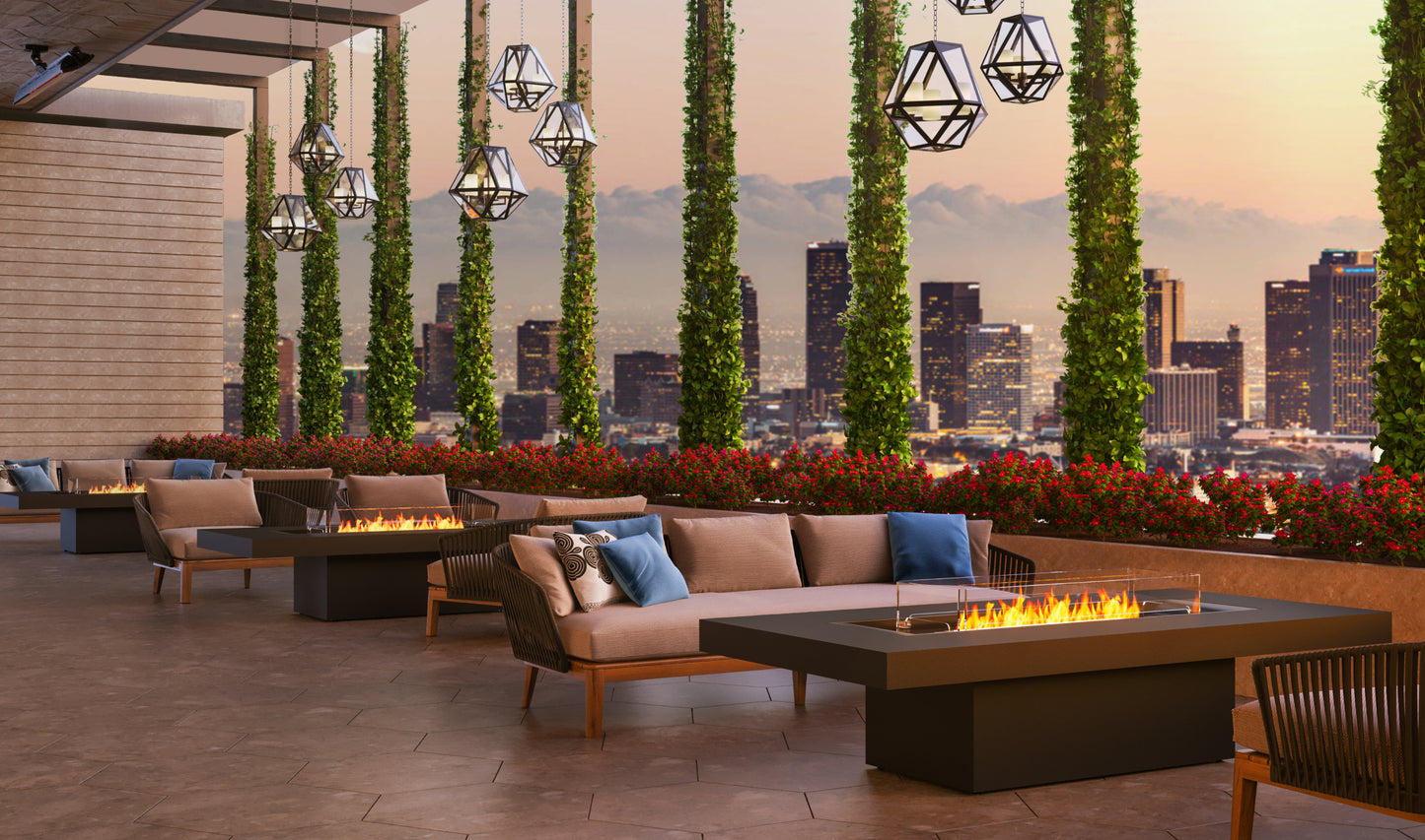 EcoSmart Fire Gin (Chat) Fire Pit Table with Bioethanol Sustainable Fuel - PadioLiving - EcoSmart Fire Gin (Chat) Fire Pit Table with Bioethanol Sustainable Fuel - Fire Pit - PadioLiving