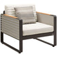 Airport 2 Seat Sofa, Coffee & Side Table Set - PadioLiving - Airport 2 Seat Sofa, Coffee & Side Table Set - Outdoor Sofa and Coffee Table Set - PadioLiving