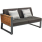 New York Corner Sofa & Ice Bucket Coffee Table Set - PadioLiving - New York Corner Sofa & Ice Bucket Coffee Table Set - Outdoor Sofa and Coffee Table Set - PadioLiving