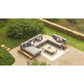 Mauroo Right Arm With Side Table - PadioLiving - Mauroo Right Arm With Side Table - Outdoor Sofa Set - PadioLiving