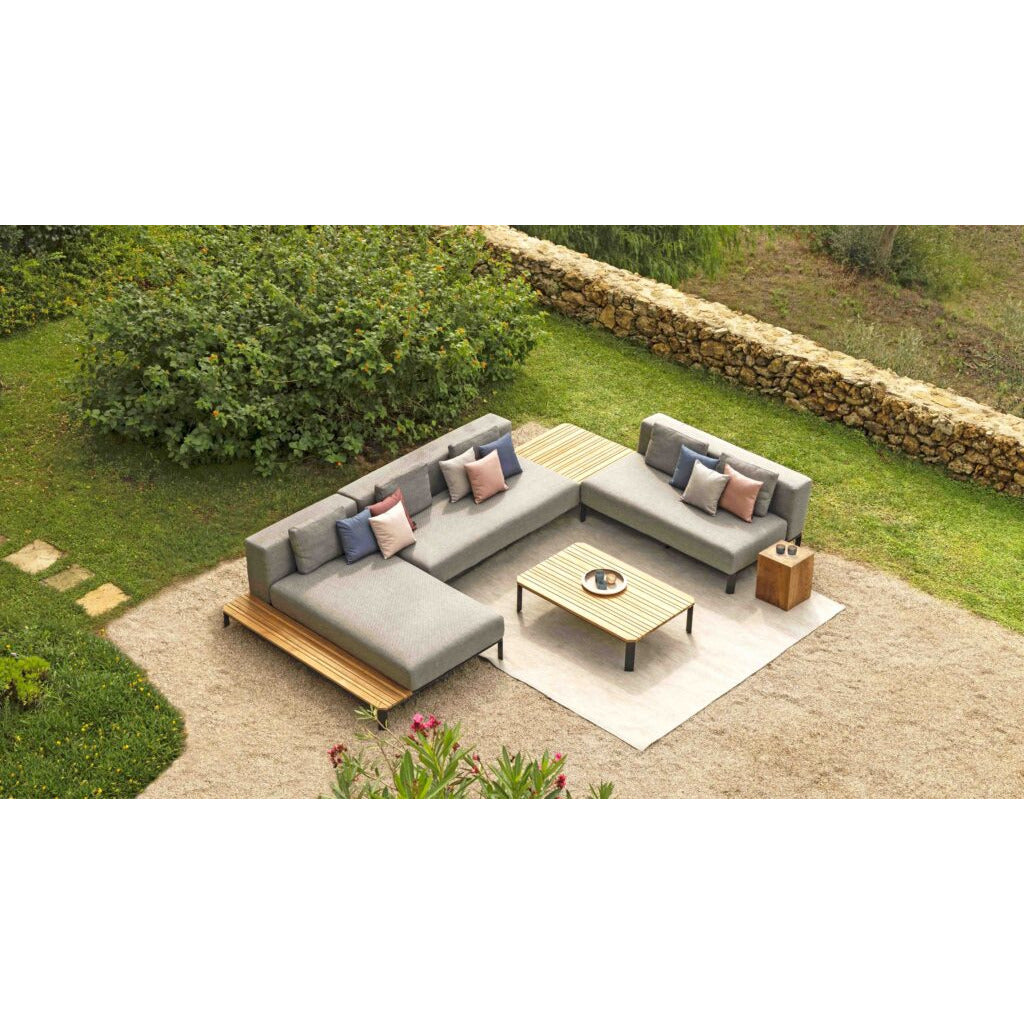 Mauroo Right Arm With Side Table - PadioLiving - Mauroo Right Arm With Side Table - Outdoor Sofa Set - PadioLiving
