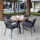Alaska 4 Seat Dining Table (Square or Round) - PadioLiving - Alaska 4 Seat Dining Table (Square or Round) - Outdoor Dining Set - Round 4 Seat Table - PadioLiving