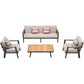 Emoti Triple Sofa & Coffee Table Set - PadioLiving - Emoti Triple Sofa & Coffee Table Set - Outdoor Sofa and Coffee Table Set - PadioLiving