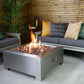 Brightstar Fires - Castillo Gas Zinc Fire Pit Table - Square - Luxury Fire Pits - PadioLiving - Brightstar Fires - Castillo Gas Zinc Fire Pit Table - Square - Luxury Fire Pits - Fire Pit Table - PadioLiving