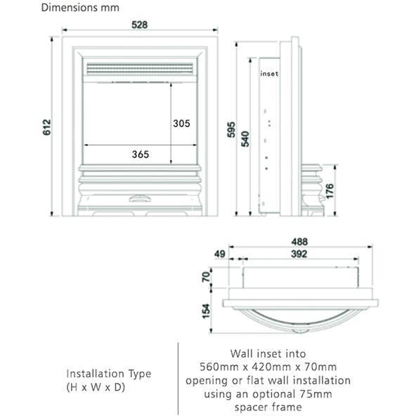 Celsi Ultiflame VR Arcadia Electric Fire - Silver - PadioLiving - Celsi Ultiflame VR Arcadia Electric Fire - Silver - Electric Fires - PadioLiving