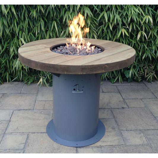 Brightstar Fires - Gas Fire Pit High Table - Luxury Fire Pits - PadioLiving - Brightstar Fires - Gas Fire Pit High Table - Luxury Fire Pits - Fire Pit Table - PadioLiving