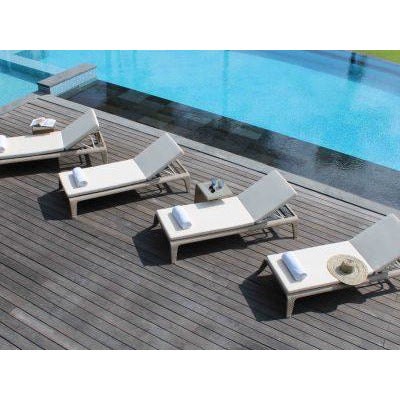 Journey Silver Walnut Lounger - PadioLiving - Journey Silver Walnut Lounger - Outdoor Lounger - PadioLiving