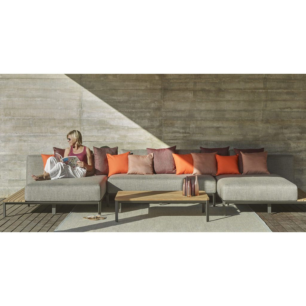 Mauroo Left Sofa With Side Table - PadioLiving - Mauroo Left Sofa With Side Table - Outdoor Sofa Set - PadioLiving