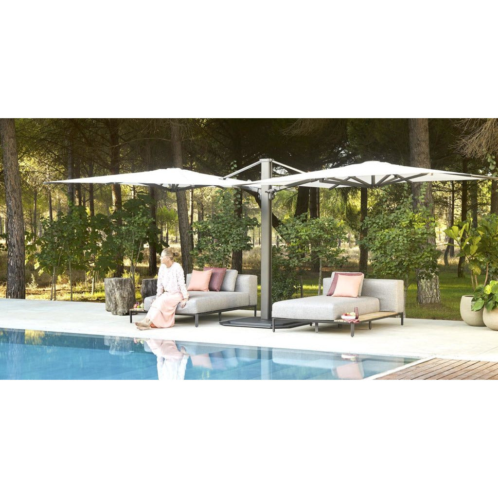 Mauroo Right Arm With Side Table - PadioLiving - Mauroo Right Arm With Side Table - Outdoor Sofa Set - PadioLiving