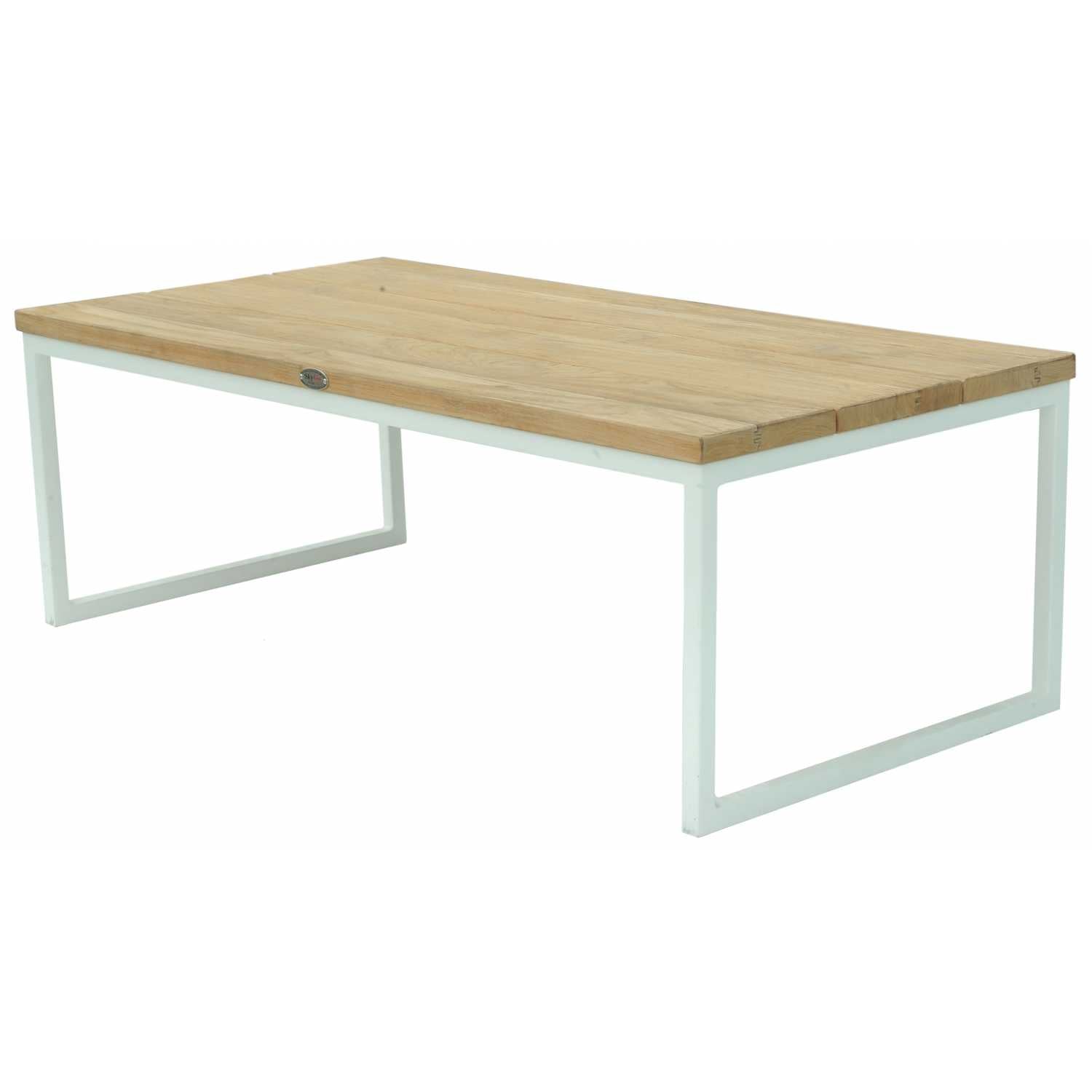 Nautic Rectangle Bench Side Table - PadioLiving - Nautic Rectangle Bench Side Table - Outdoor Side Table - PadioLiving