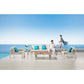 Nofi Triple Seat Sofa & Coffee Table Set - PadioLiving - Nofi Triple Seat Sofa & Coffee Table Set - Outdoor Sofa and Coffee Table Set - PadioLiving