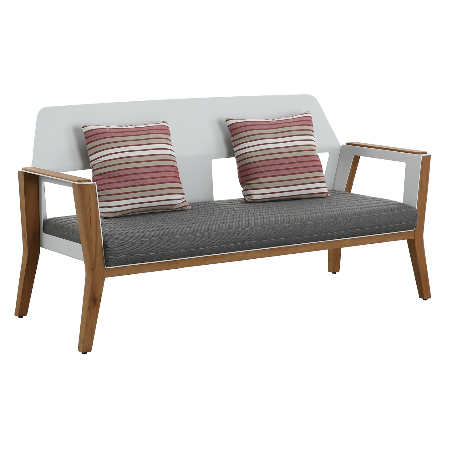 Sheldon 2 Seat Sofa & Coffee Table Set - PadioLiving - Sheldon 2 Seat Sofa & Coffee Table Set - Outdoor Sofa and Coffee Table Set - PadioLiving