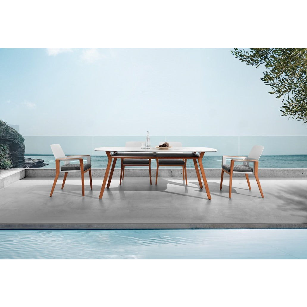 Sheldon 6 Seat Dining Set - PadioLiving - Sheldon 6 Seat Dining Set - Outdoor Dining Set - PadioLiving