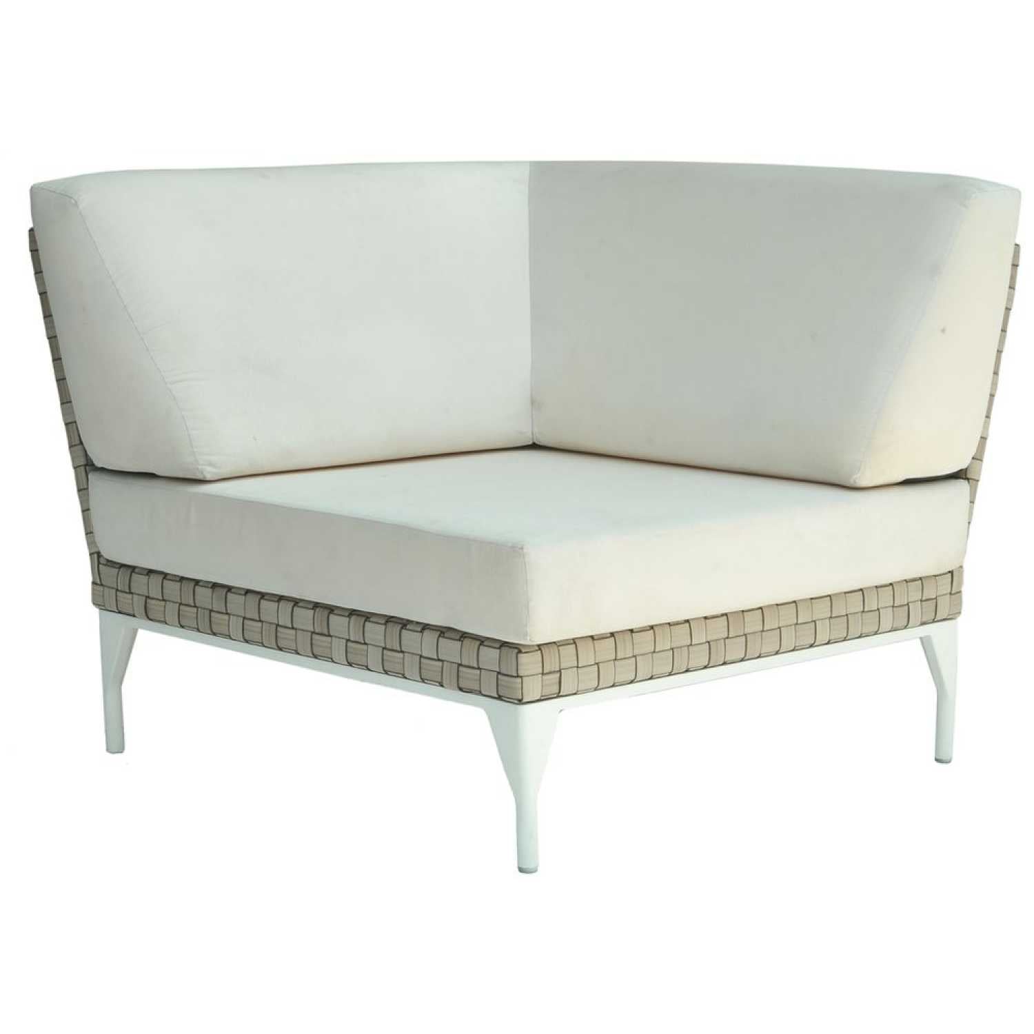 Brafta Sea Shell Right Arm Module - PadioLiving - Brafta Sea Shell Right Arm Module - Outdoor Corner Seat - Sea Shell 30mm Weave- Optik (£1146) - PadioLiving