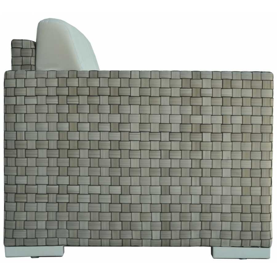 Brando Sea Shell Love Seat - PadioLiving - Brando Sea Shell Love Seat - Outdoor Love Seat - PadioLiving
