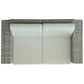 Brando Sea Shell Love Seat - PadioLiving - Brando Sea Shell Love Seat - Outdoor Love Seat - PadioLiving