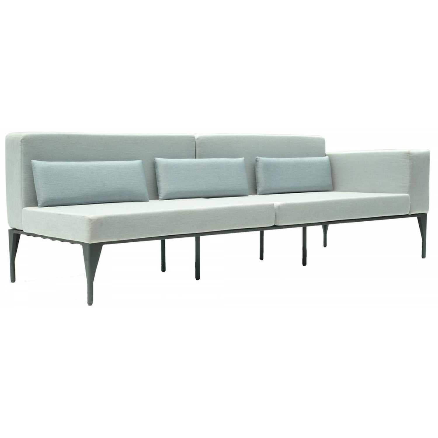 Brenham Left Sofa - PadioLiving - Brenham Left Sofa - Outdoor Sofa - Panama Artic(£3017) - PadioLiving