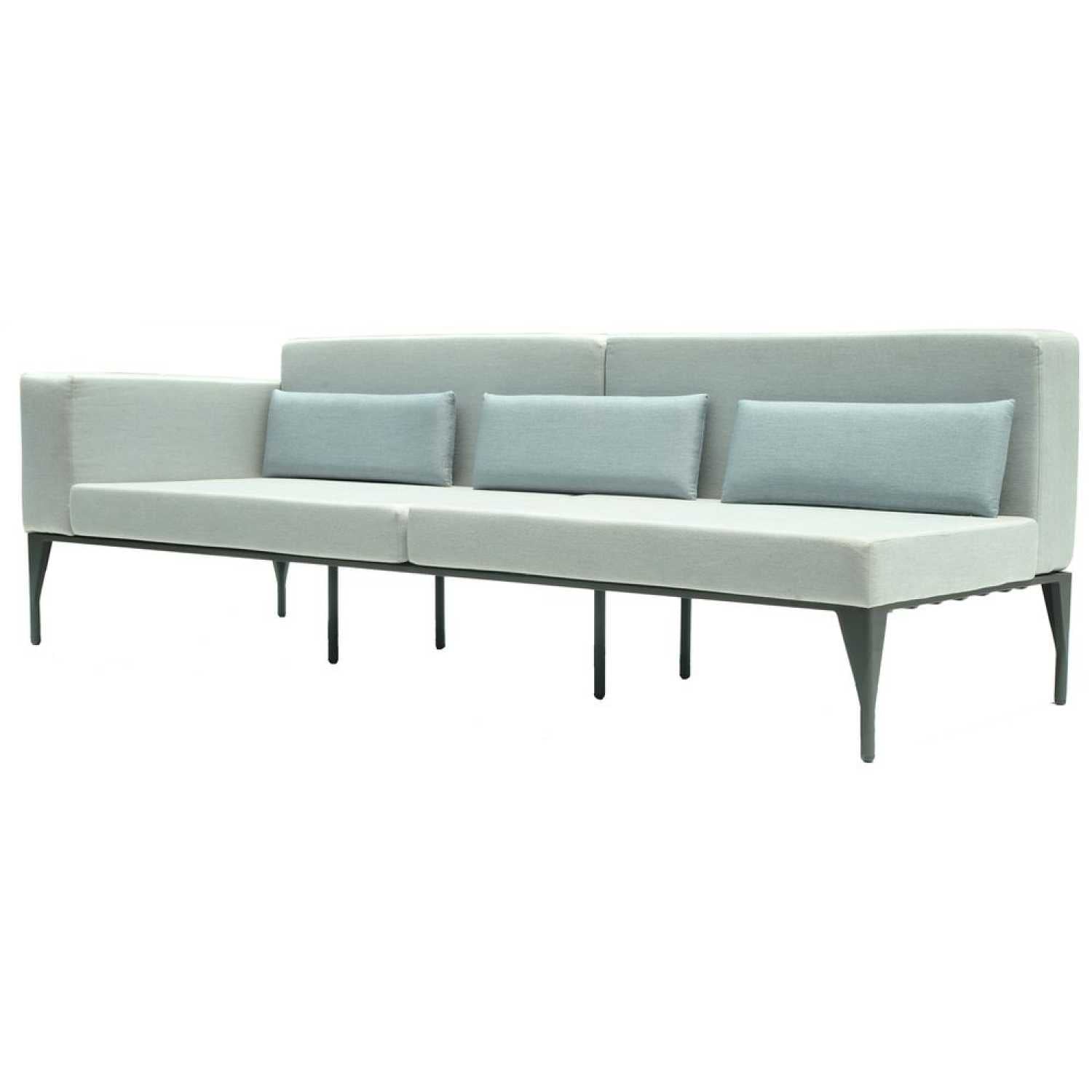 Brenham Right Sofa - PadioLiving - Brenham Right Sofa - Outdoor Sofa - Panama Artic(£3017) - PadioLiving