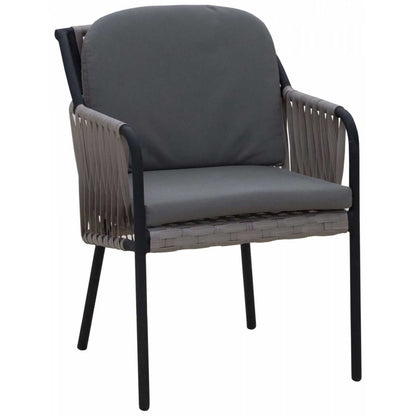 Chatham Silver Walnut Dining Chair - PadioLiving - Chatham Silver Walnut Dining Chair - Outdoor Dining Chair - Silver Walnut 20mm Weave - Mineral (£493) - PadioLiving