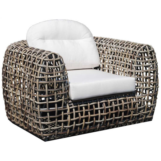Dynasty Kubu Mushroom Arm Chair - PadioLiving - Dynasty Kubu Mushroom Arm Chair - Outdoor Arm Chair - Kubu Mushroom 15 mm Weave-Basalto (£1292) - PadioLiving