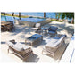 Journey Silver Walnut Love Seat - PadioLiving - Journey Silver Walnut Love Seat - Outdoor Love Seat - PadioLiving