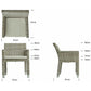 Metz Sea Shell Dining Chair - PadioLiving - Metz Sea Shell Dining Chair - Outdoor Dining Chair - PadioLiving