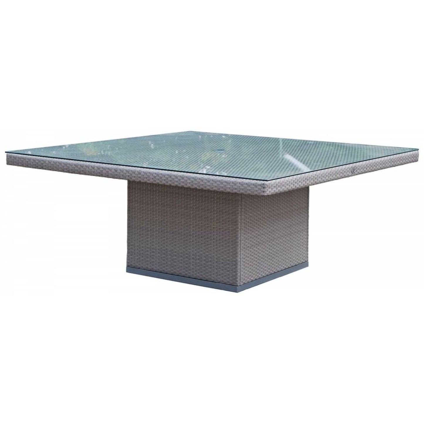 Pacific Silver Walnut Square Dining Table - PadioLiving - Pacific Silver Walnut Square Dining Table - Outdoor Dining Table - Square 2/4 Seat Table - PadioLiving