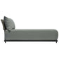 Windsor Carbon Chaise - PadioLiving - Windsor Carbon Chaise - Outdoor Chaise - PadioLiving