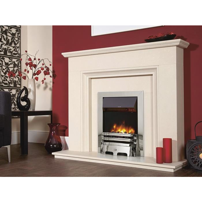 Celsi 16" Accent Traditional Electric Fire - Chrome - PadioLiving - Celsi 16" Accent Traditional Electric Fire - Chrome - Electric Fires - PadioLiving