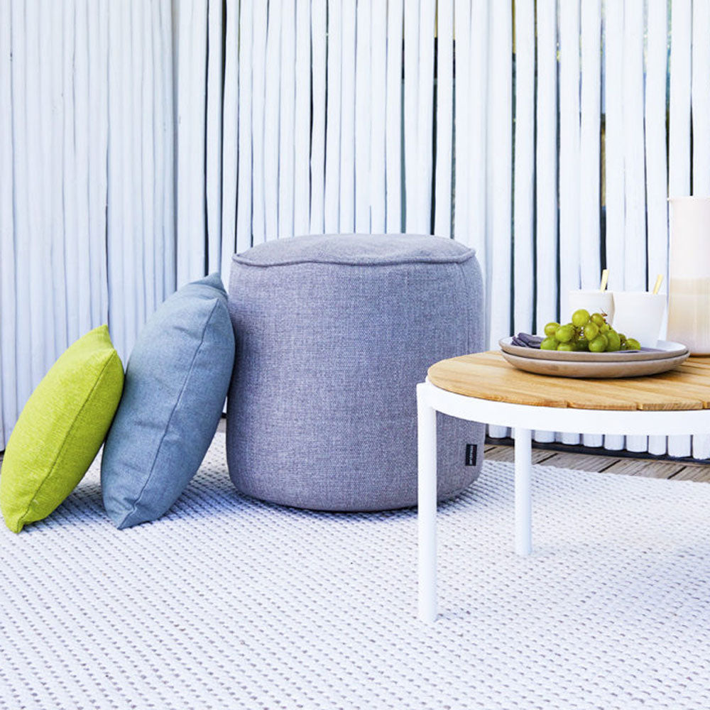 Bay Pouf - PadioLiving - Bay Pouf - Outdoor Pouf - Small (Sky) £599 - PadioLiving