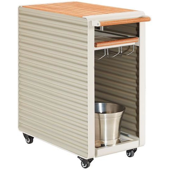 Airport Drinks Trolley - PadioLiving - Airport Drinks Trolley - Outdoor Drinks Trolley - Taupe - PadioLiving