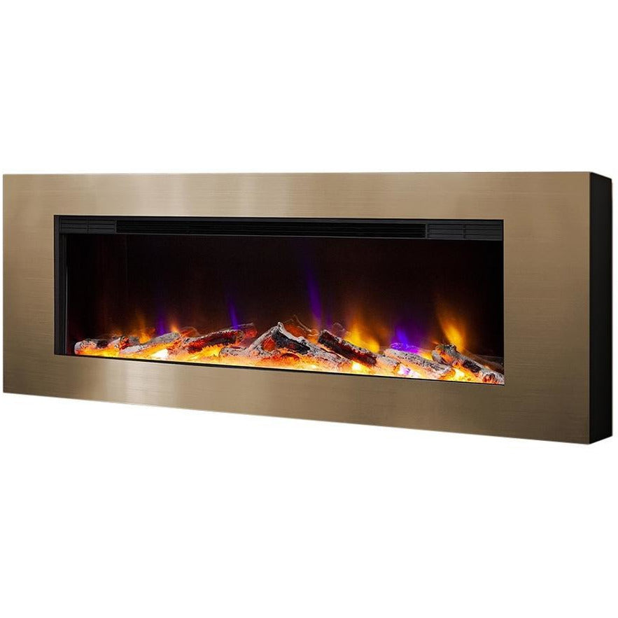 Celsi Electriflame VR Basilica 40" Wall Mounted Fire - Champagne - PadioLiving - Celsi Electriflame VR Basilica 40" Wall Mounted Fire - Champagne - Electric Fires - PadioLiving