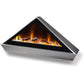 Celsi Electriflame VR Louvre Wall Mounted Fire - Silver - PadioLiving - Celsi Electriflame VR Louvre Wall Mounted Fire - Silver - Electric Fires - PadioLiving