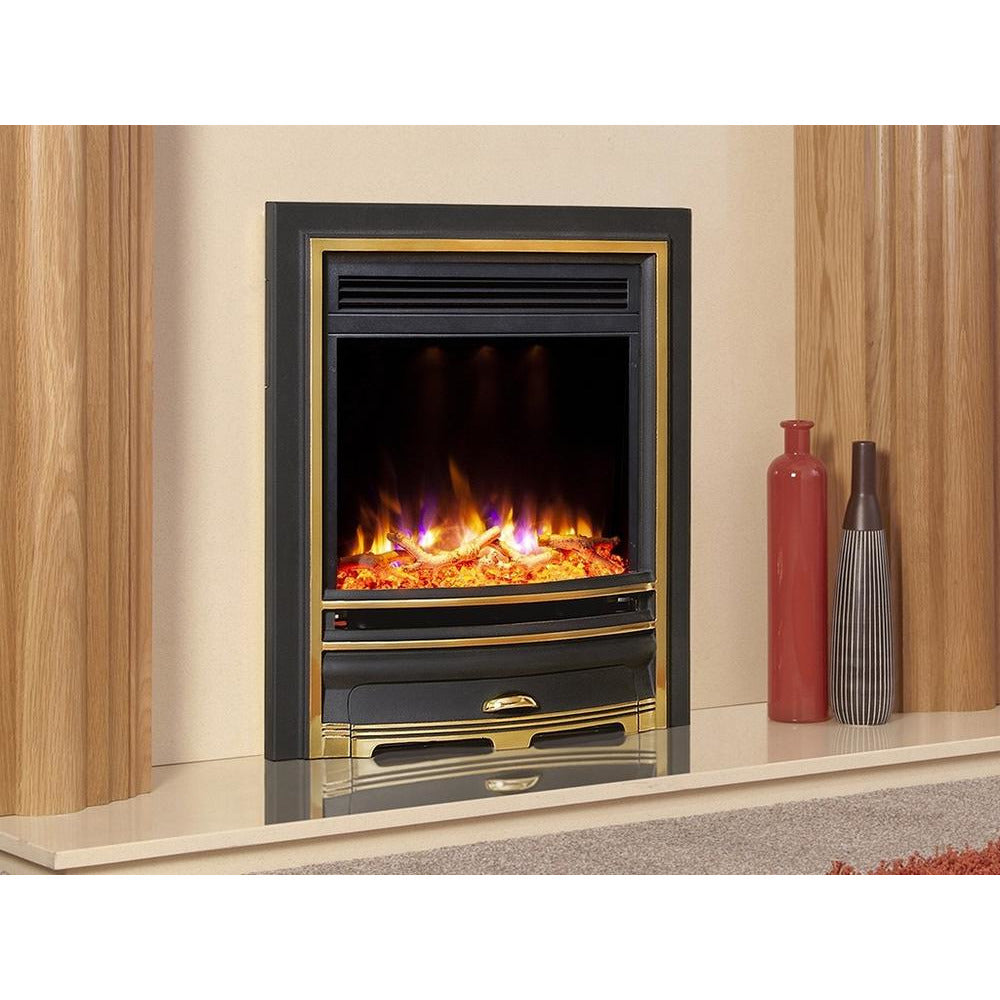 Celsi Electriflame XD Arcadia Electric Fire - Gold - PadioLiving - Celsi Electriflame XD Arcadia Electric Fire - Gold - Electric Fires - PadioLiving