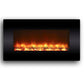 Celsi Electriflame XD 1300 Wall Mounted Electric Fire - Black Glass - PadioLiving - Celsi Electriflame XD 1300 Wall Mounted Electric Fire - Black Glass - Electric Fires - PadioLiving