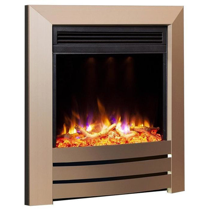 Celsi Electriflame XD Camber Electric Fire - Champagne - PadioLiving - Celsi Electriflame XD Camber Electric Fire - Champagne - Electric Fires - PadioLiving
