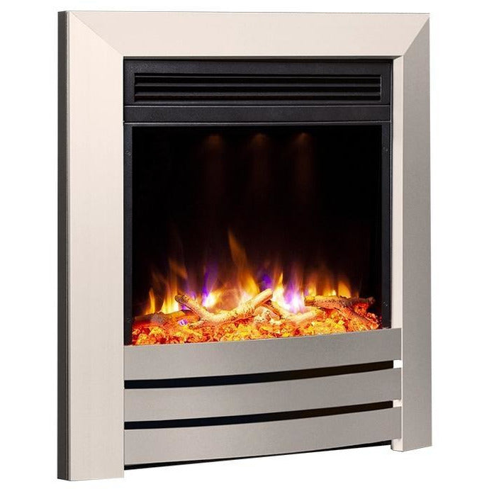 Celsi Electriflame XD Camber Electric Fire - Satin Silver - PadioLiving - Celsi Electriflame XD Camber Electric Fire - Satin Silver - Electric Fires - PadioLiving