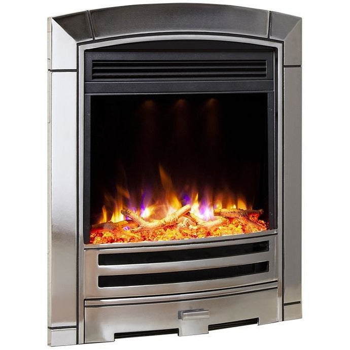 Celsi Electriflame XD Decadence Electric Fire - Silver - PadioLiving - Celsi Electriflame XD Decadence Electric Fire - Silver - Electric Fires - PadioLiving
