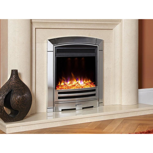Celsi Electriflame XD Decadence Electric Fire - Silver - PadioLiving - Celsi Electriflame XD Decadence Electric Fire - Silver - Electric Fires - PadioLiving