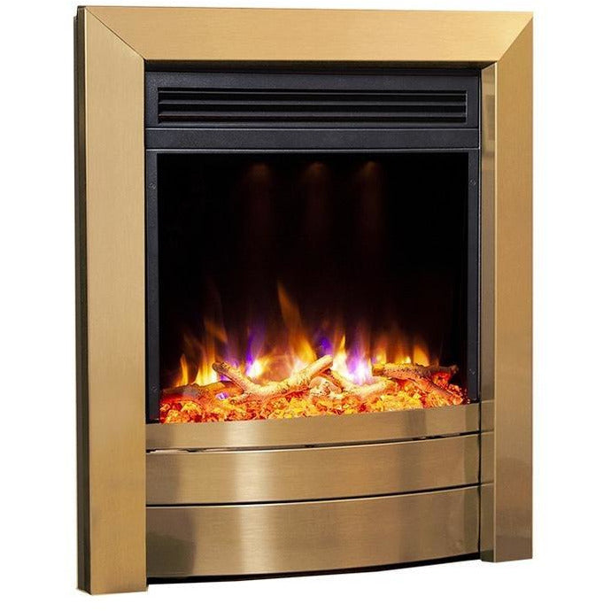 Celsi Electriflame XD Essence Electric Fire - Antique Brass - PadioLiving - Celsi Electriflame XD Essence Electric Fire - Antique Brass - Electric Fires - PadioLiving