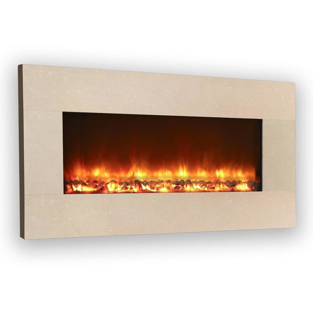 Celsi Electriflame XD 1100 Wall Mounted Electric Fire - Royal Botticino - PadioLiving - Celsi Electriflame XD 1100 Wall Mounted Electric Fire - Royal Botticino - Electric Fires - PadioLiving