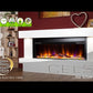 Celsi Electriflame VR Orbital Illumia Electric Fireplace Suite - Smooth White