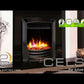 Celsi Ultiflame VR Decadence Electric Fire - Silver