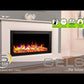 Celsi Ultiflame VR Vega 33" Electric Fireplace Suite - Smooth White