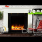 Celsi Ultiflame VR Adour Asencio Illumia Electric Fireplace Suite - Black Hearth Smooth White