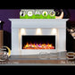 Celsi Ultiflame VR Adour Elite Illumia 33" Electric Fireplace Suite - Smooth White
