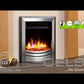 Celsi Ultiflame VR Frontier Electric Fire - Silver / Black