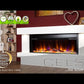 Celsi Electriflame VR Orbital Illumia Electric Fireplace Suite - Smooth Cream