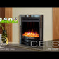 Celsi Electriflame XD Signature Electric Fire - Black Nickel and Black